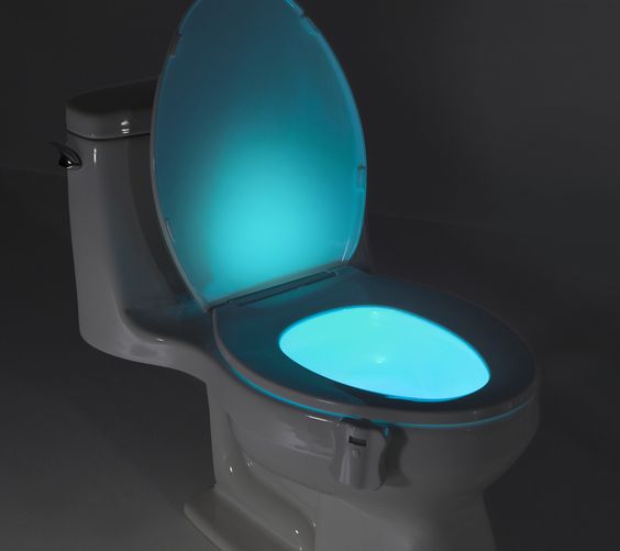 Glowing ring in toilet Diane Rosen